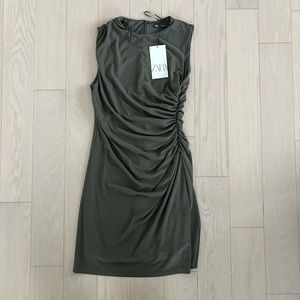 ZARA Mini Dress with Ruching